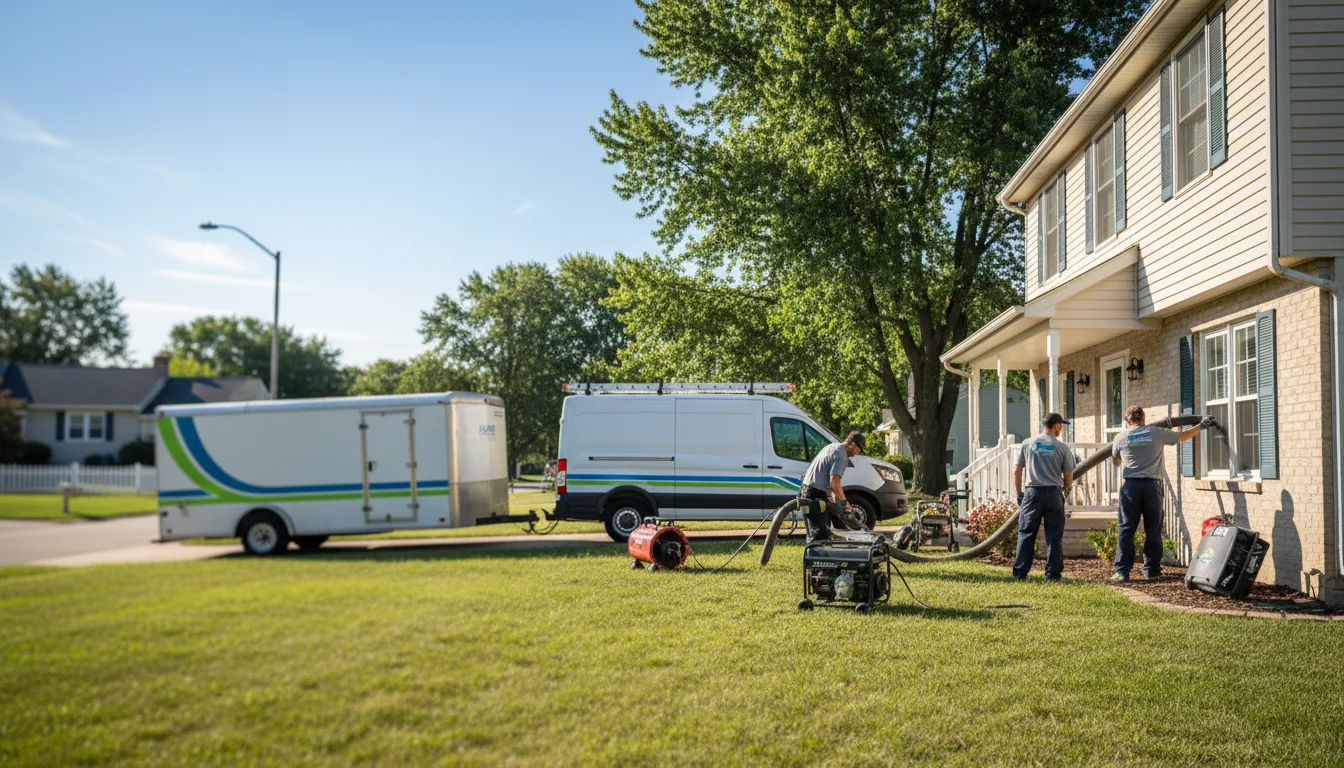 Flooded Basement Restoration And Cleanup With Repair in Durand, IL near me
